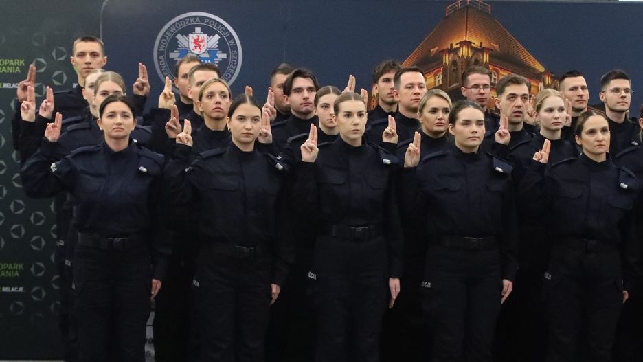 W Technoparku Pomerania odbyła się ceremonia ślubowania nowych funkcjonariuszy