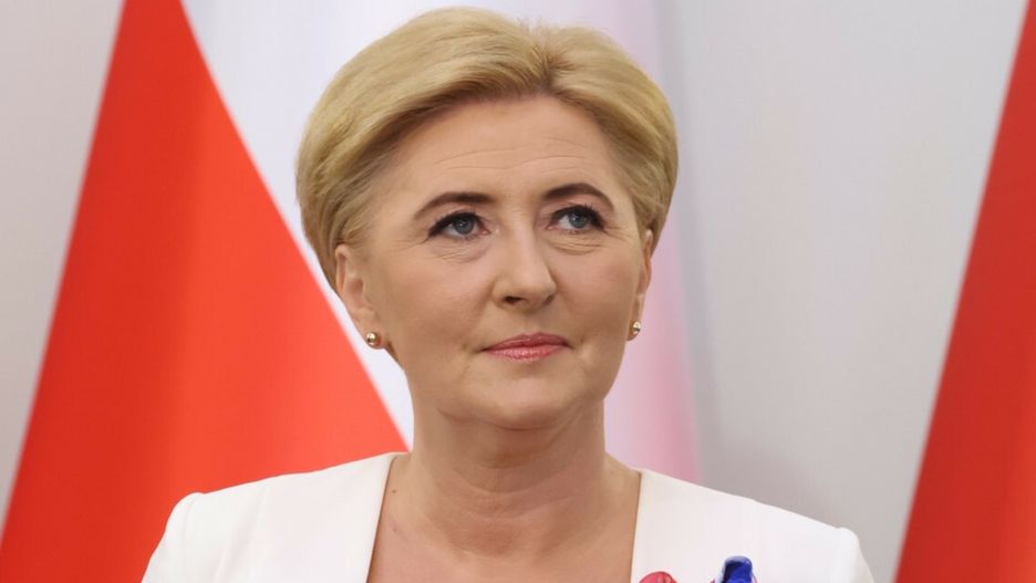 Agata Kornhauser-Duda pokazała się w biało-czerwonej stylizacji 