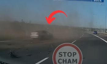 Pokazali nagranie z A1. Winny kierowca bmw? Internauci podzieleni