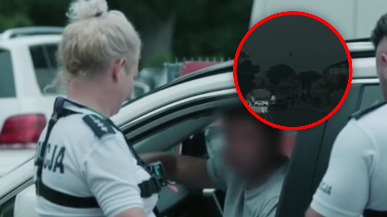 Jechał pod prąd na oczach policjantów. "Najdroższe wczasy"