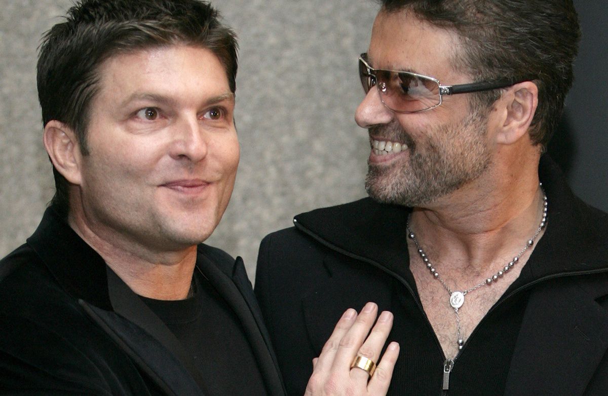 George Michael i Kenny Goss w 2005 roku