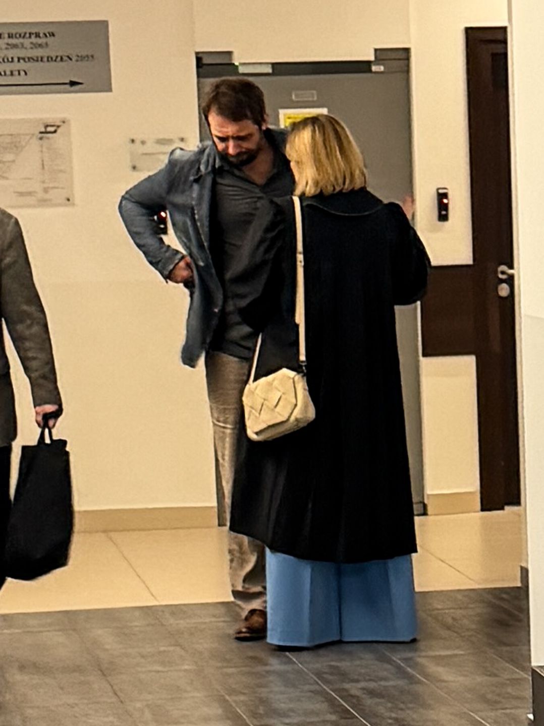 Michał Żurawski na rozprawie rozwodowej z Romą Gąsiorowską