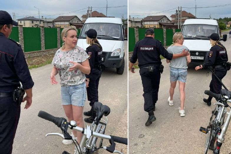 Rosyjska policja zatrzymała Marinę Owsiannikową. Poznał ją cały świat