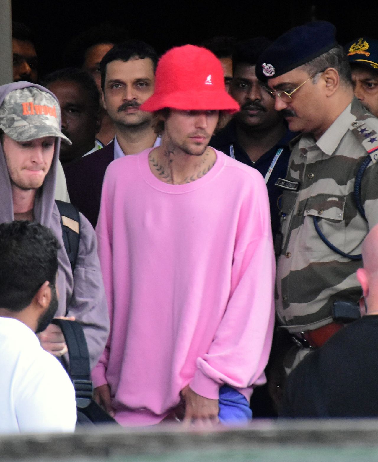 MUMBAI, INDIA - JULY 5: Justin Bieber is seen arriving at Mumbai airport on July 5, 2024 in Mumbai, India. (Photo by MEGA/GC Images)