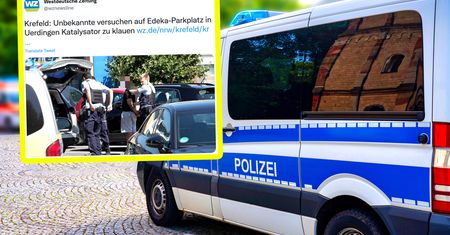 "Sprawca to obywatel Polski". Niecodzienny widok pod marketem w Niemczech