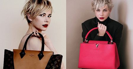 Michelle Williams reklamuje torebki Louis Vitton!
