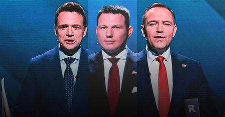 Tak wyglądał na debacie prezydenckiej. "Kopia Donalda Trumpa"