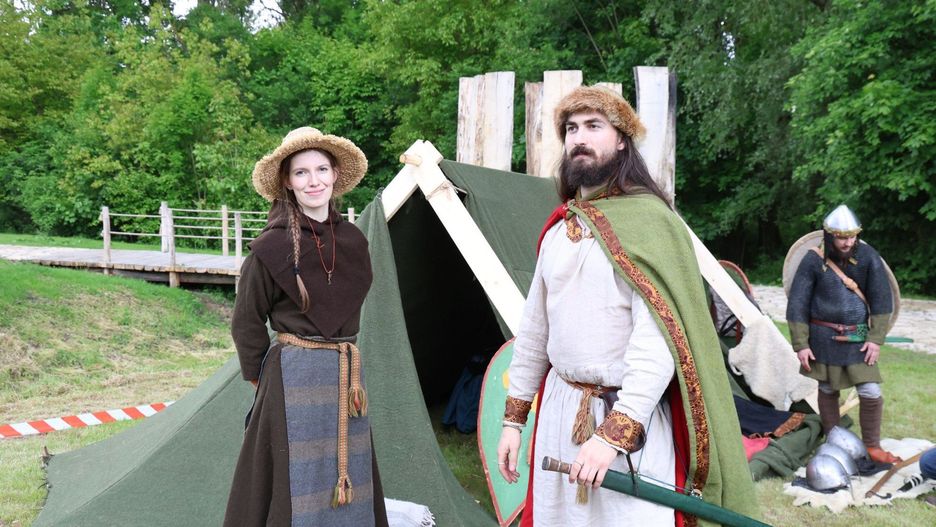 Otwarcie Grodziska w Stradowie