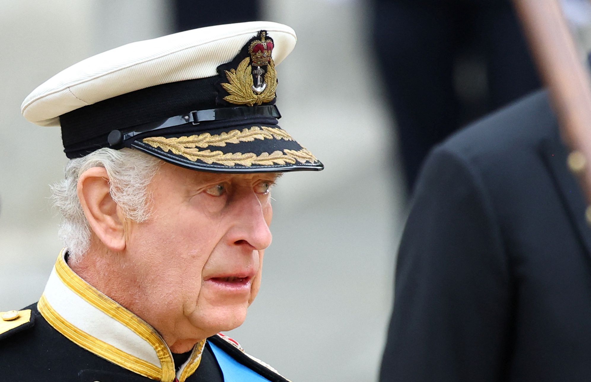 State funeral and burial of Queen ElizabethBritain's King Charles attends the state funeral and burial of Britain's Queen Elizabeth, in London, Britain, September 19, 2022.,Image: 724103455, License: Rights-managed, Restrictions: , Model Release: no, Credit line: HANNAH MCKAY / Reuters / ForumHANNAH MCKAY / Reuters / Forumimperial, and, royal, matters, category_code_uk, category_code_europ, category_code_roy, category_code_imperial and royal matters