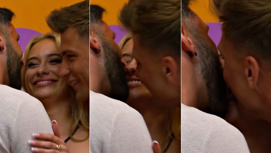 Uczestnicy "Love Island" w namiętnym, potrójnym pocałunku