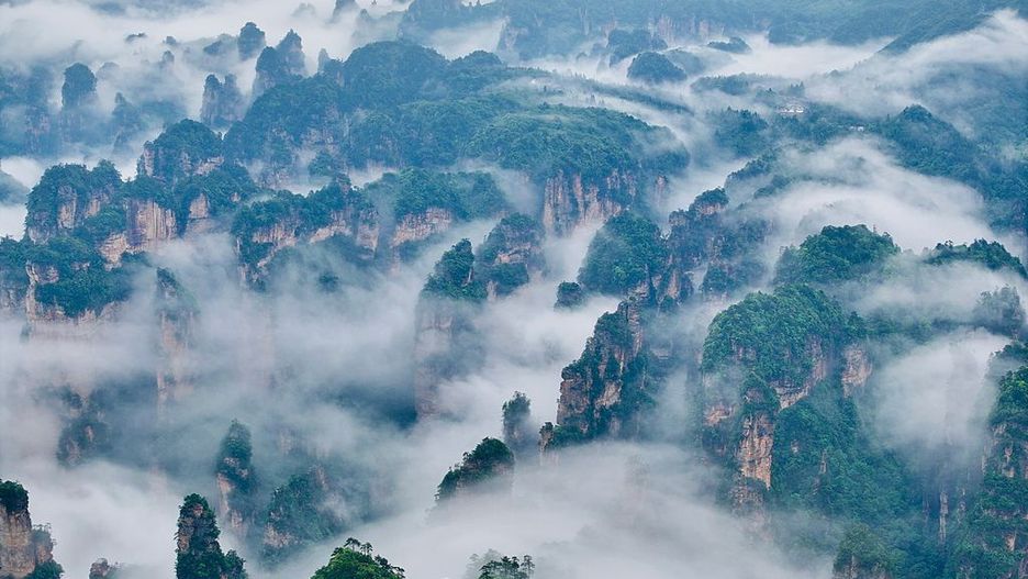 Park narodowy Zhangjiajie robi wrażenie