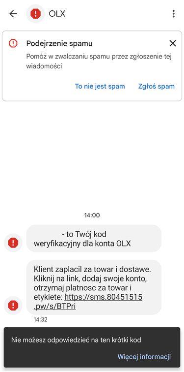 Oszustwo "na OLX"