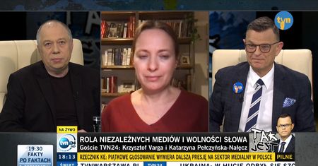 Andrzej Morozowski zapytał o "telewizję publiczną". Jego uśmiech mówił wszystko