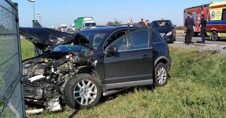 Wypadek na DK9 w Łoniowie. Droga była całkowicie zablokowana