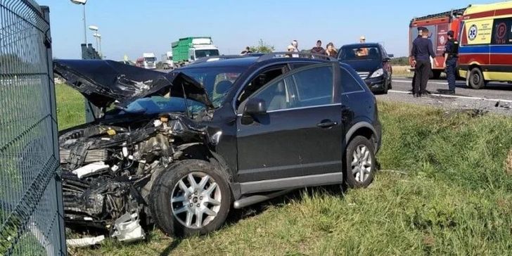 Wypadek na DK9 w Łoniowie. Droga była całkowicie zablokowana