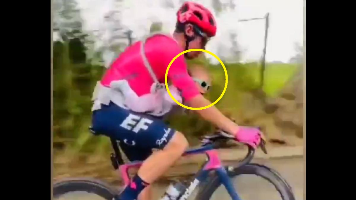 Tropicana Colombia, Rigoberto Uran na wycieczce z córką