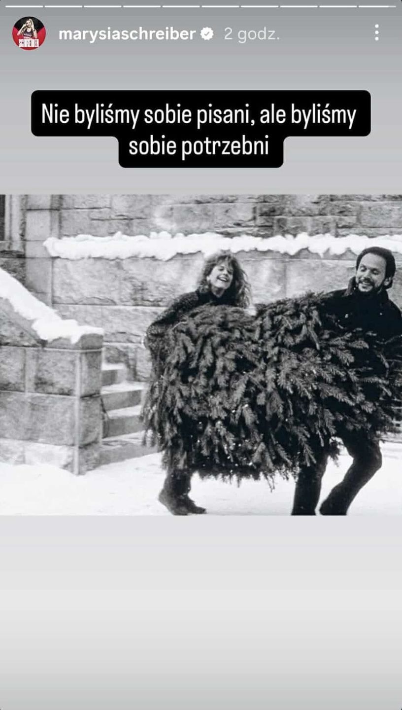 Refleksyjna Marianna Schreiber na Instagramie