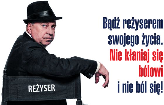 Jerzy Stuhr w kampanii „Nie ból się! Bądź wolny od bólu”