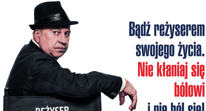 Jerzy Stuhr w kampanii „Nie ból się! Bądź wolny od bólu”