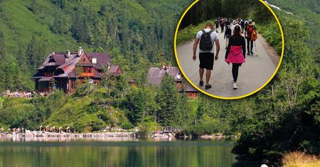 Tatry pełne turystów. Oblężone Morskie Oko i kolejki na Giewont