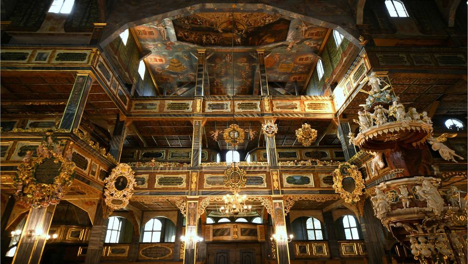 Hala Polna w Kościele Pokoju po konserwacji