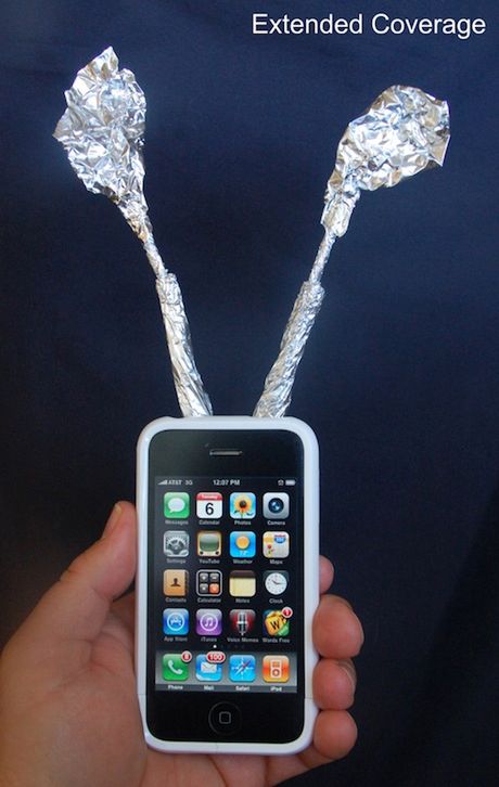 Jak domowym sposobem poprawić zasięg iPhone 4? 3