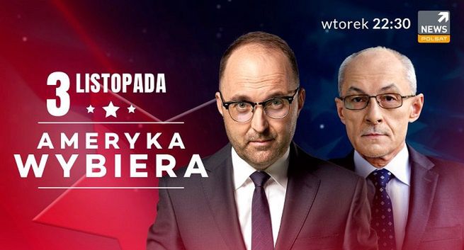 Specjalny program w Polsat News zrelacjonuje przebieg wyborów w USA, Grzegorz Dobiecki i Jan Mikruta gospodarzami