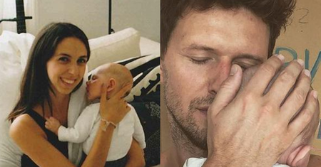 Sasha Knezevic chwali się dzieckiem i partnerką na Instagramie. Fani: "Piękna rodzina" (FOTO)