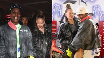 Wystrojeni Rihanna i A$AP Rocky tryskają miłością podczas eventu w Las Vegas (ZDJĘCIA)