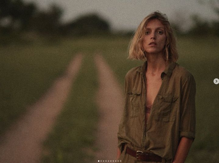 Anja Rubik na wakacjach