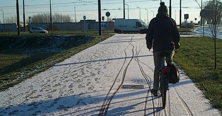 Zima na rowerze. Konkurs