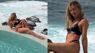 Maffashion wypoczywa w skórzanym BIKINI nad hiszpańskim basenem. Relaksuje się po pytaniach o Fabijańskiego w "TzG"?