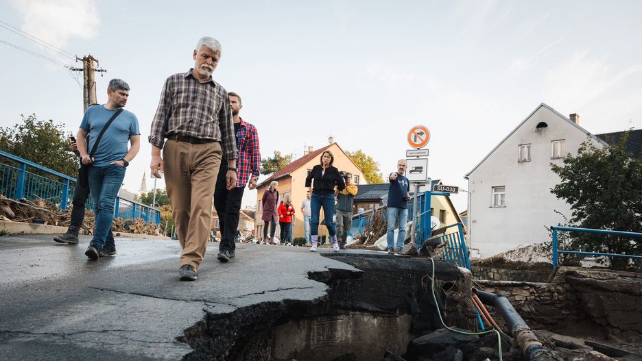 Prezydent Czech w Boguminie