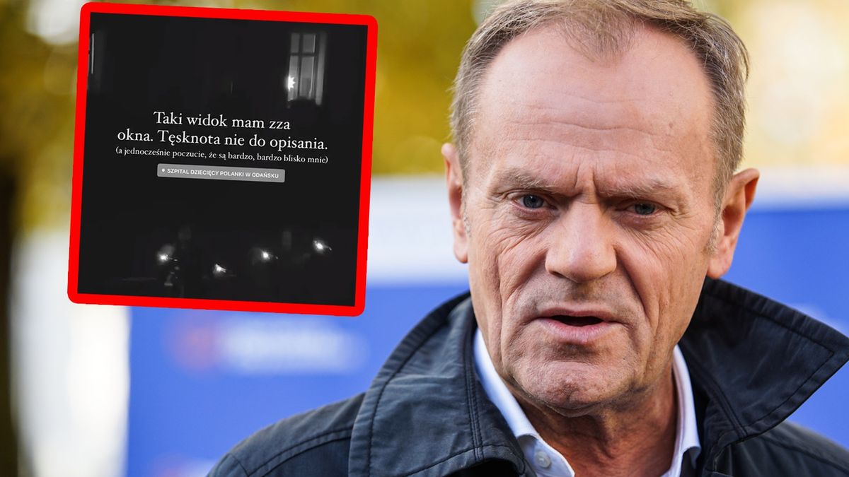 Donald Tusk spędził sylwestra pod oknem szpitala, w którym leżą jego córka i wnuczka