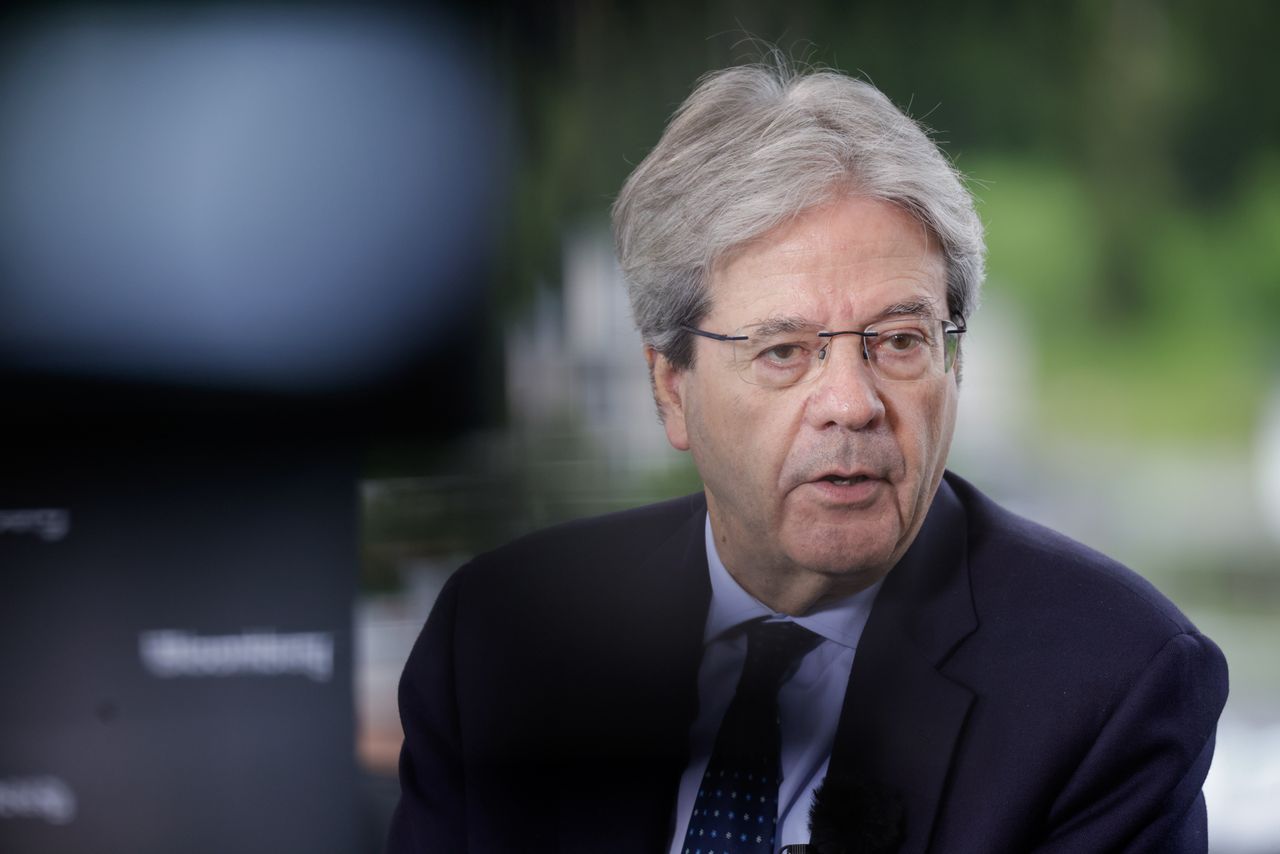 Unijny komisarz ds. gospodarki Paolo Gentiloni 