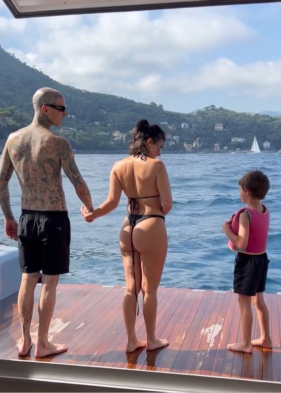 Kourtney Kardashian wspomina ślubny wyjazd do Portofino