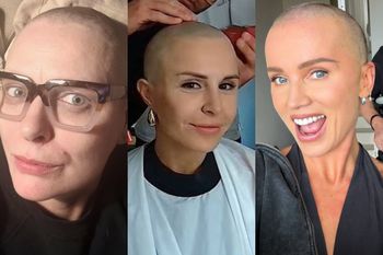 TE GWIAZDY ogoliły głowy na streamie Łatwoganga. Piękne wsparcie dla chorujących [WIDEO]