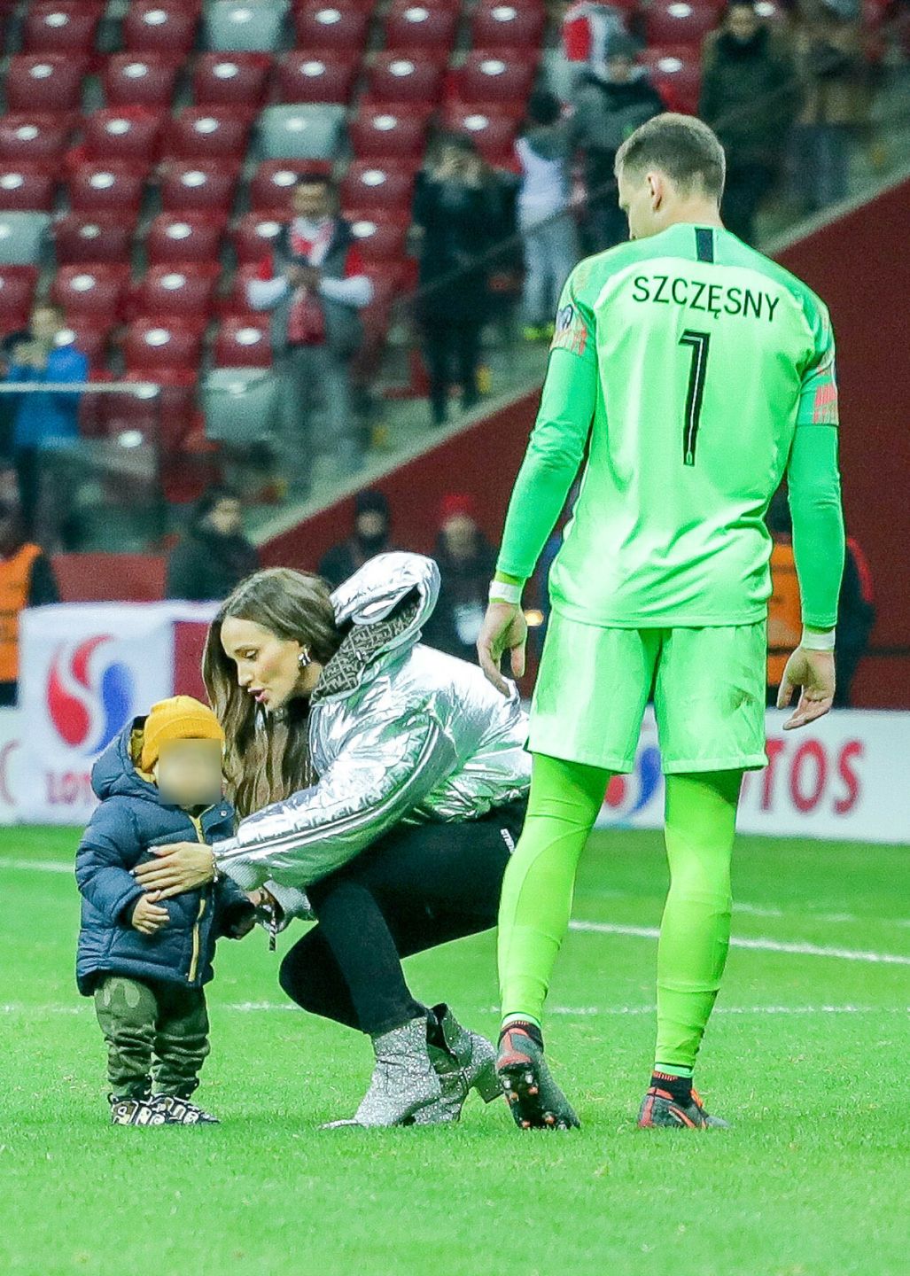 Wojciech Szczęsny z rodziną