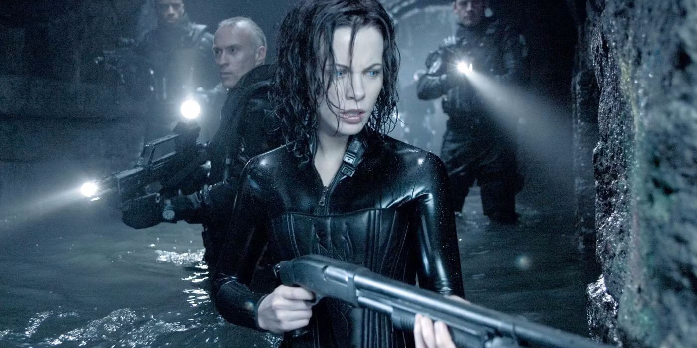 Kate Beckinsale w "Underworld"