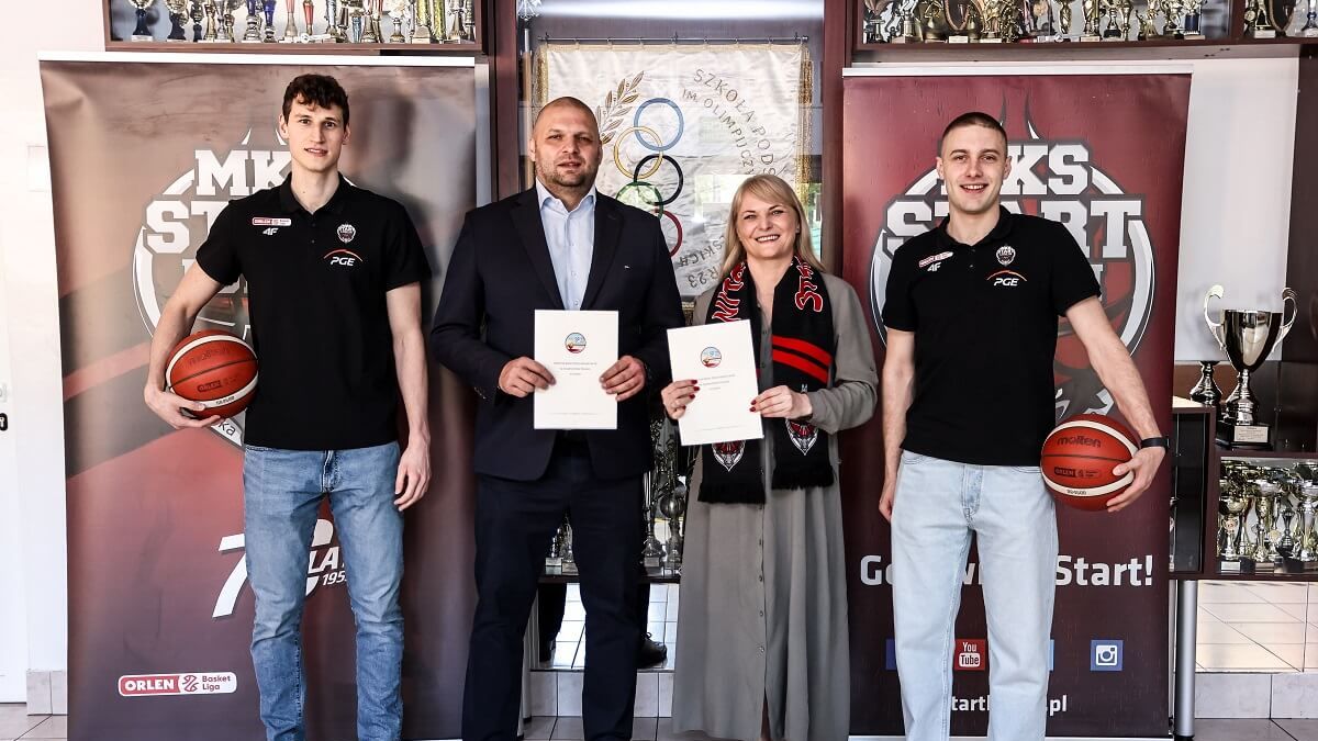 Podpisanie porozumienia SP 23 i MKS Start Lublin