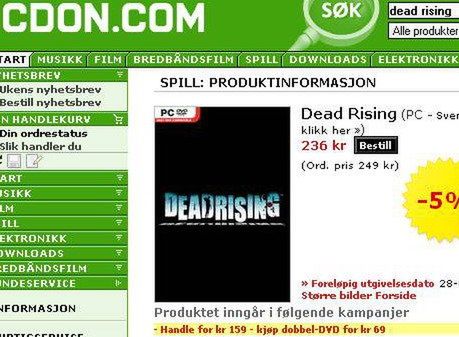 Dead Rising zmierza na PeCety...