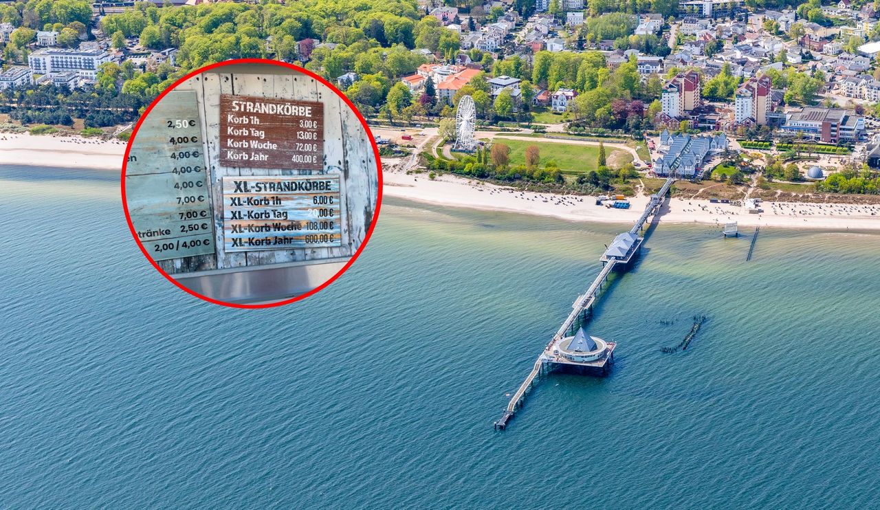 Zdjęcie z plaży nad Bałtykiem. Turyści płacą nawet 460 zł