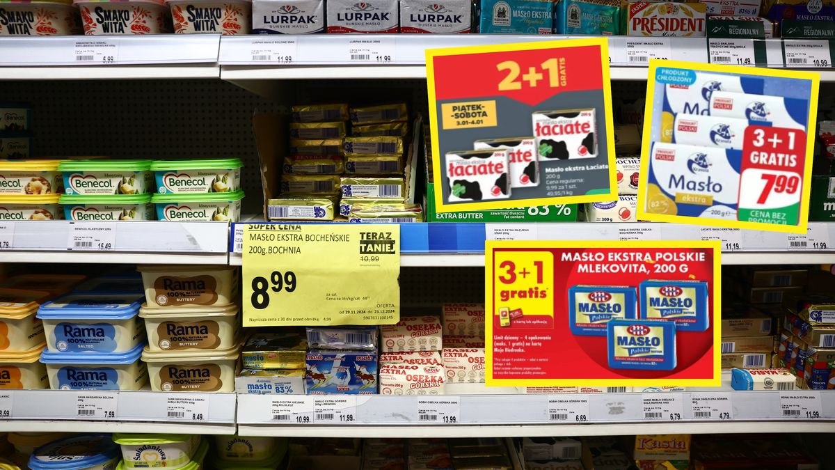 Na początku nowego roku pojawiło się wiele promocji na masło