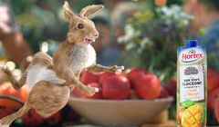 Matka Natura z zającem Marianem reklamują nowe soki Hortex (wideo)