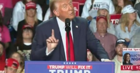 Trump powiedział to na ostatnim wiecu. Ludzie oburzeni