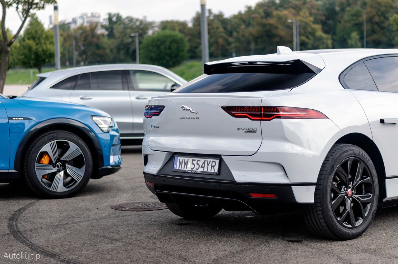 Jaguar I-Pace kontra Mercedes EQC i Audi e-tron: porównanie (fot. Mariusz Zmysłowski)