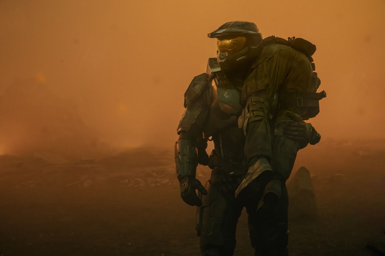 Pablo Schrieber jako Master Chief w serialu "Halo"