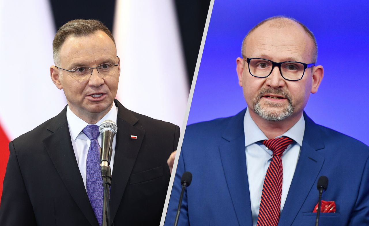 Prezydent RP Andrzej Duda i Dariusz Barski