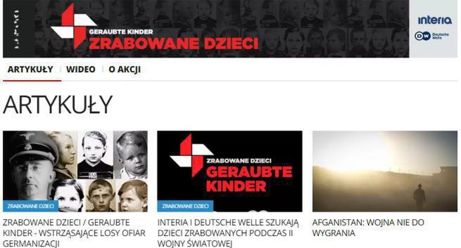 Interia.pl i Deutsche Welle szukają dzieci zrabowanych w czasie II wojny światowej. „Odkryć prawdę o ich pochodzeniu”