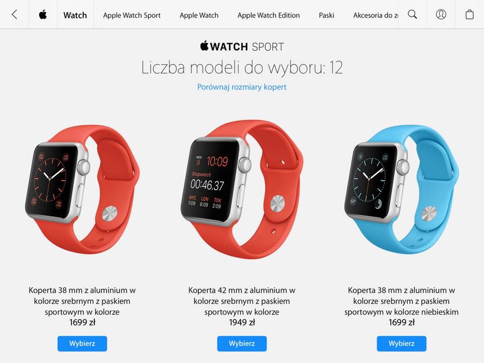 Apple Watch zmierza do Polski. Oto polskie ceny. Aktualizacja: jest i data premiery 3